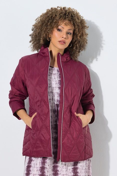 Veste matelassée HYPRAR avec col montant, en tissu déperlant