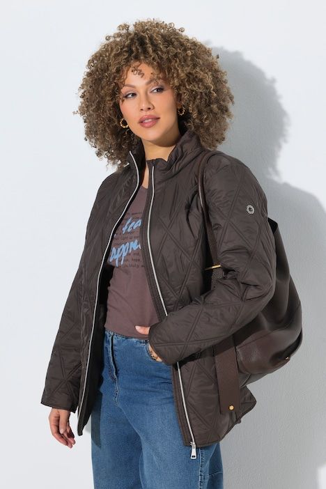 Veste matelassée HYPRAR avec col montant, en tissu déperlant