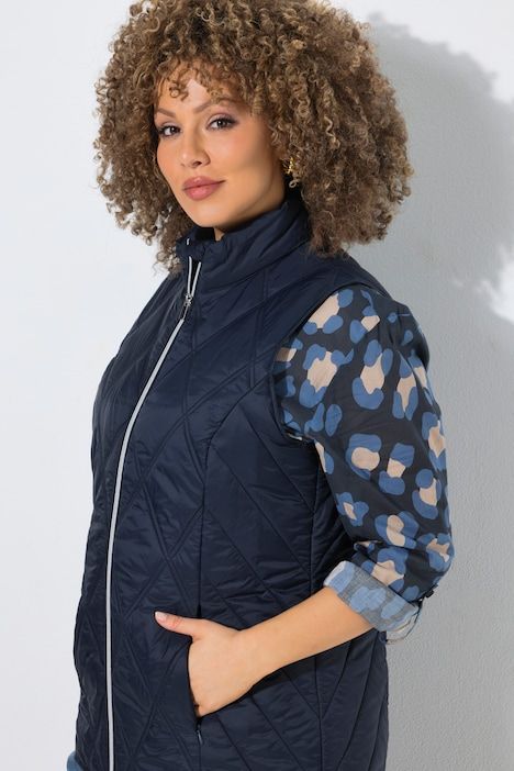 Veste sans manches HYPRAR, col montant, matière déperlante