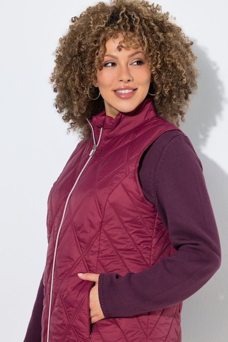 Veste sans manches HYPRAR, col montant, matière déperlante