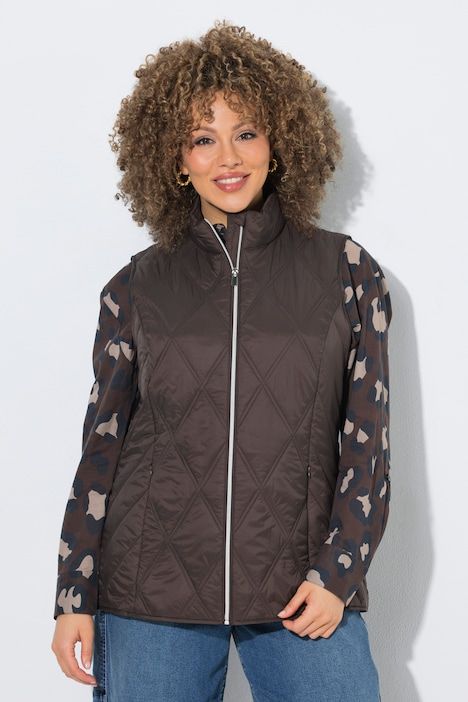 Veste sans manches HYPRAR, col montant, matière déperlante