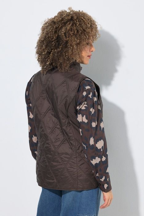 Veste sans manches HYPRAR, col montant, matière déperlante