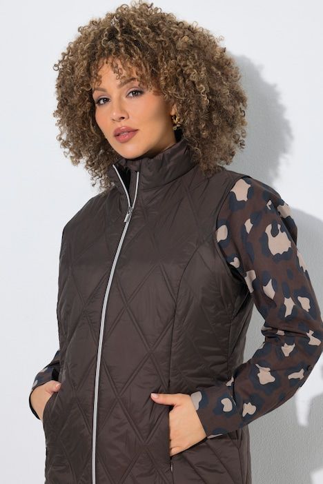 Veste sans manches HYPRAR, col montant, matière déperlante
