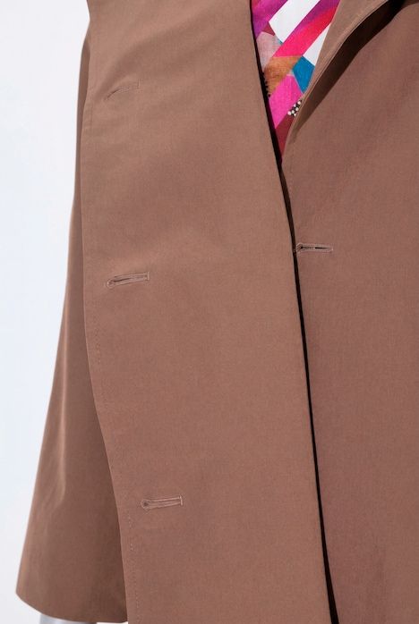 Trench-coat, col à revers et manches longues raglan, double rangée de boutons