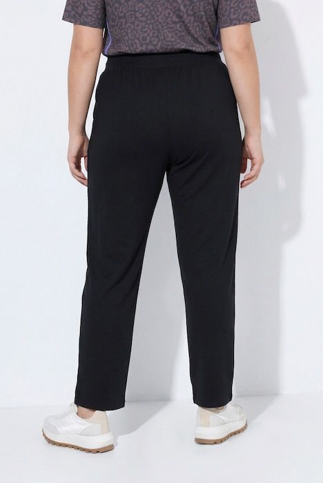 Pantalon de jogging, bande contrastante le long de la jambe, taille élastique avec cordon à nouer
