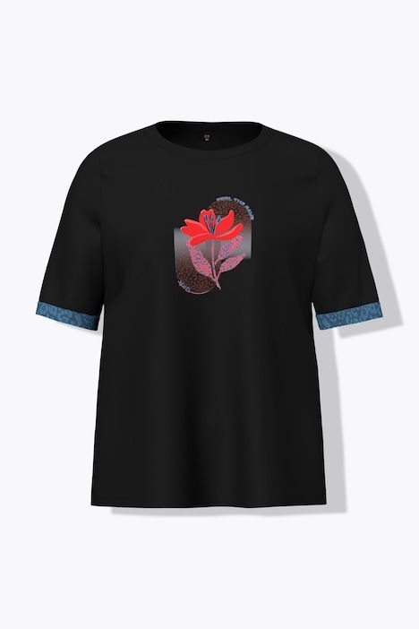 T-shirt technique avec motif imprimé, décolleté rond et manches courtes, coupe Classic Fit