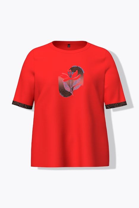 T-shirt technique avec motif imprimé, décolleté rond et manches courtes, coupe Classic Fit
