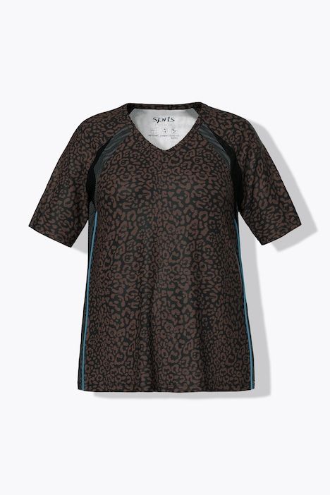 T-shirt technique avec matière recyclée, décolleté en V et manches courtes, coupe Classic Fit
