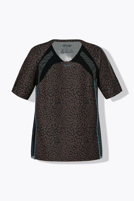 T-shirt technique avec matière recyclée, décolleté en V et manches courtes, coupe Classic Fit