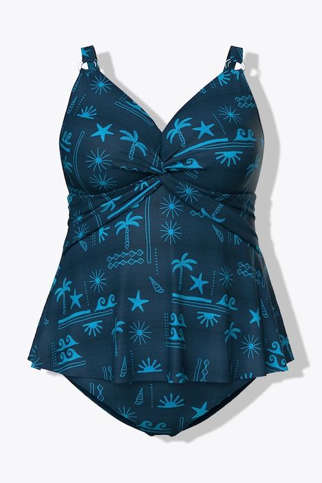 Tankini avec bonnets souples, bretelles ajustables et matière recyclée