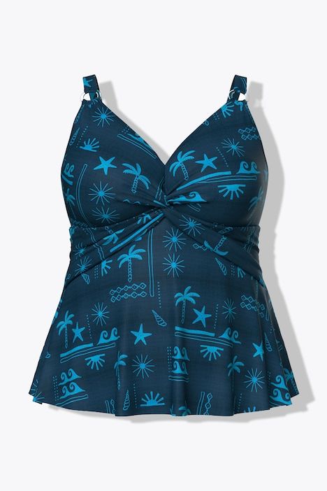 Tankini avec bonnets souples, bretelles ajustables et matière recyclée