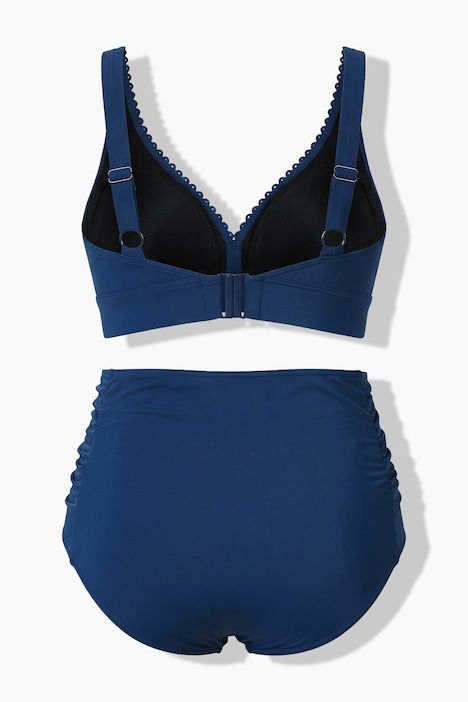 Bikini avec bonnets souples, liseré fantaisie et bretelles ajustables