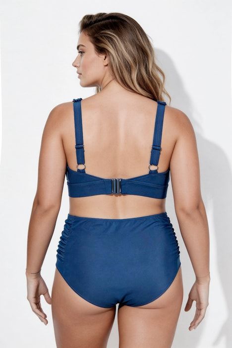 Bikini avec bonnets souples, liseré fantaisie et bretelles ajustables