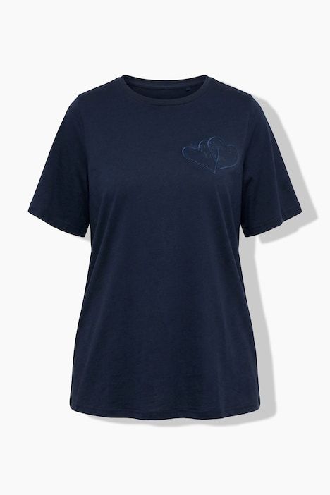T-shirt avec applications, décolleté rond et manches courtes, coupe Classic Fit
