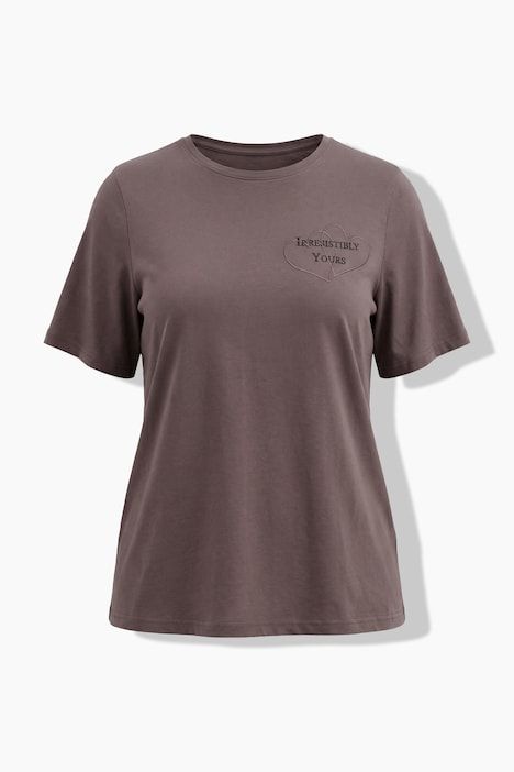 T-shirt avec applications, décolleté rond et manches courtes, coupe Classic Fit