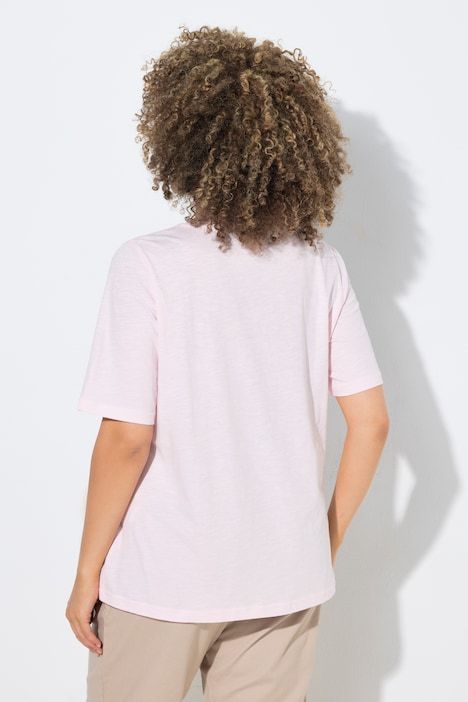 T-shirt avec décolleté en V et manches courtes, coupe Classic Fit