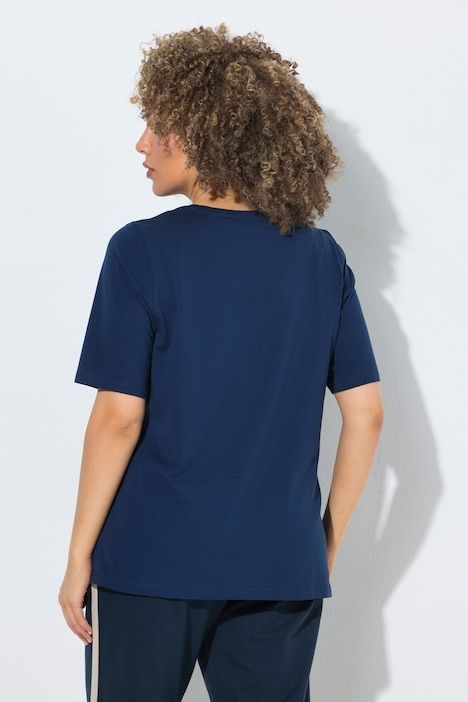 T-shirt motif imprimé Feeling Good, coupe Classic Fit, décolleté rond et manches courtes