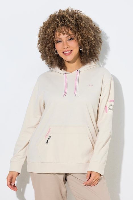 Sweat-shirt à capuche, poche kangourou et manches longues